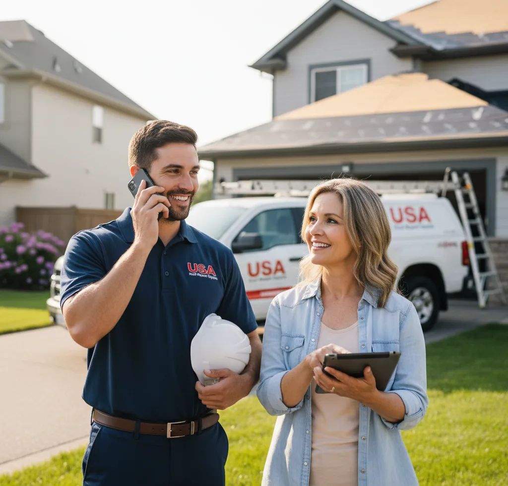 USA Roof Repair Experts customer support in Earp